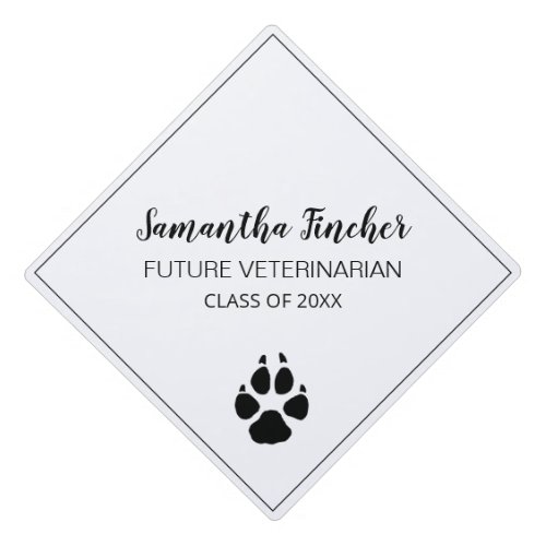 Future Veterinarian Graduation Cap Topper