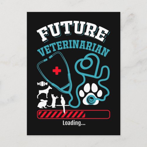 Future Veterinarian Kids Animal Doctor Postcard