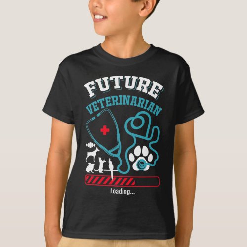 Future Veterinarian Kids Animal Doctor T_Shirt