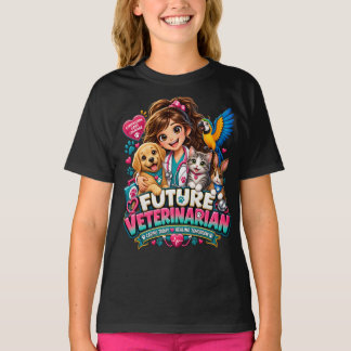 Future Veterinarian Kids Animal Lover T-Shirt