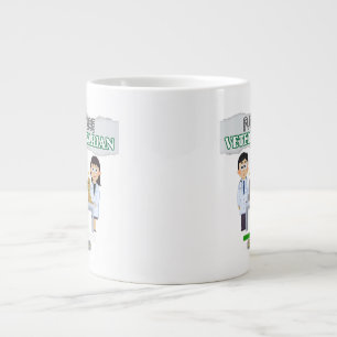 Future Veterinarian Loading – Vet Student Design Giant Coffee Mug