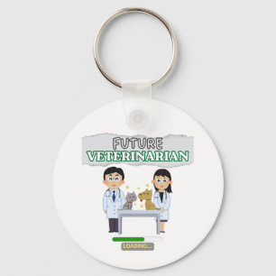 Future Veterinarian Loading – Vet Student Design Keychain
