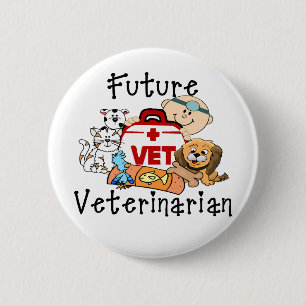 Future Veterinarian Pinback Button