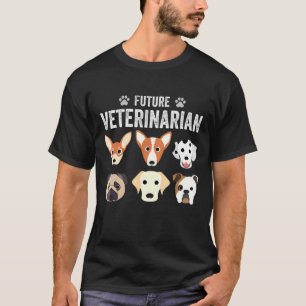 Future Veterinarian Shirt Kids Vet Dog Cat Tshirt 