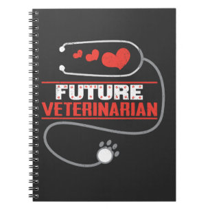 Future Veterinarian Shirt Vet Tech Student Gift Notebook
