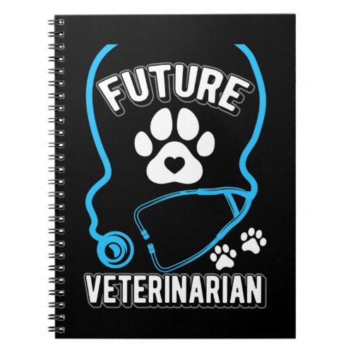 Future Veterinarian Stethoscope Funny Notebook