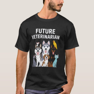 Future Veterinarian Vet Tech Student Animal Lover T-Shirt