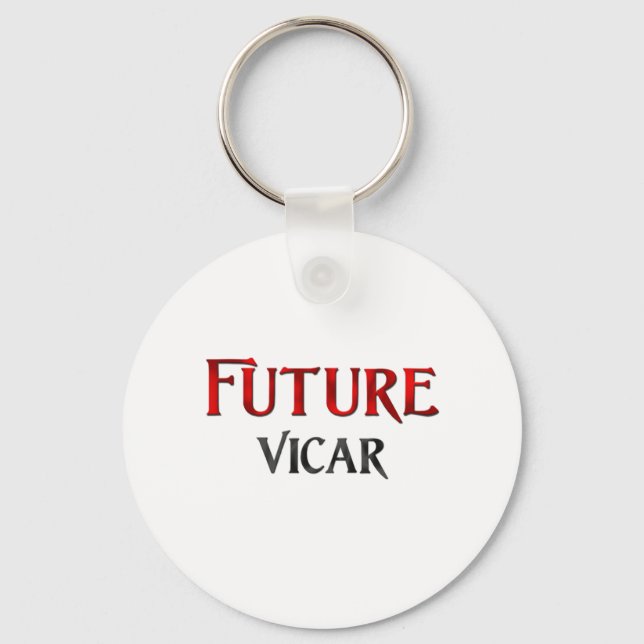 Future Vicar Keychain (Front)