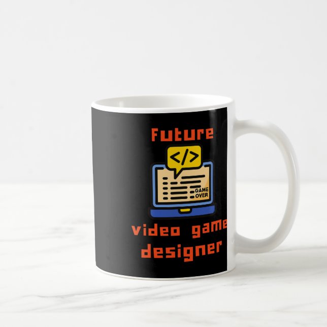 Future Video Game Designer Programmer Coder  Coffee Mug (Right)