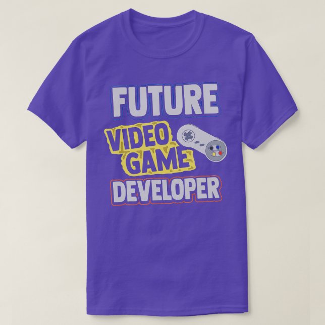 Future Video Game Developer Designer Programmer  T-Shirt (Design Front)