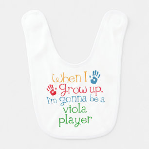 Future viola Player Baby Bib