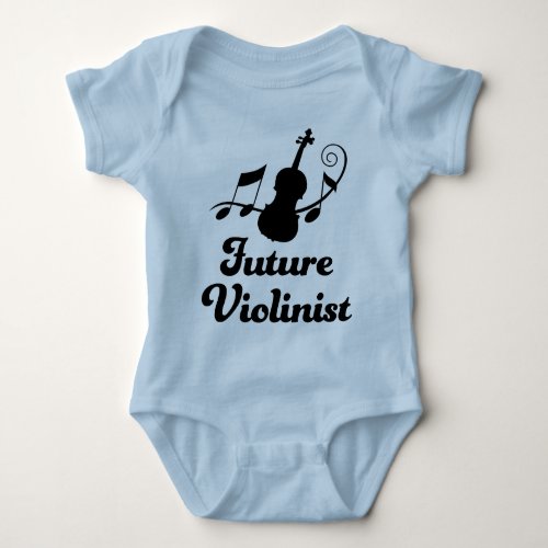 Future Violinist Childs Violin Music Baby Bodysuit