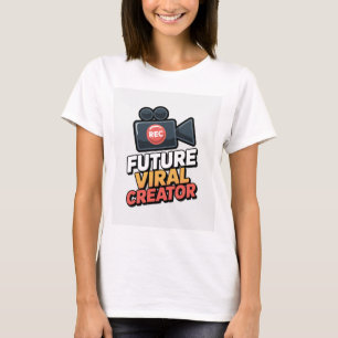 Future Viral Creator Funny Social Media Kids T-Shi T-Shirt
