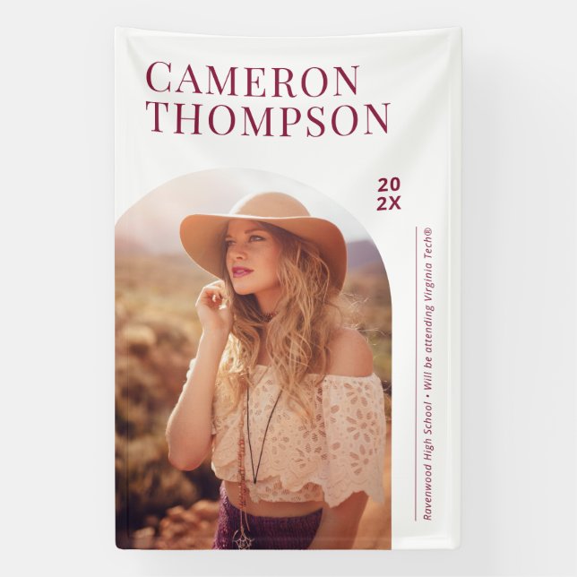 Future Virginia Tech Grad | Photo Arch Banner (Vertical)