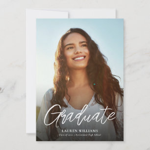 Future Virginia Tech Grad Script - Photo Invitation