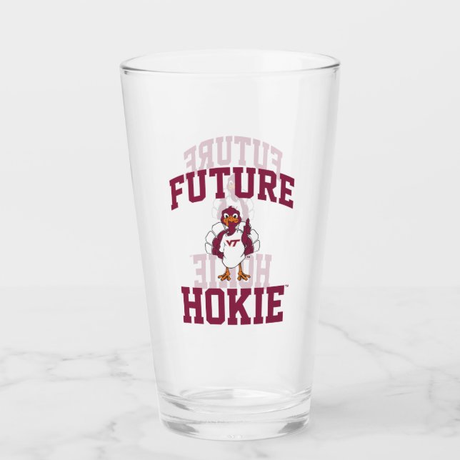 Future Virginia Tech Hokie Glass (Front)