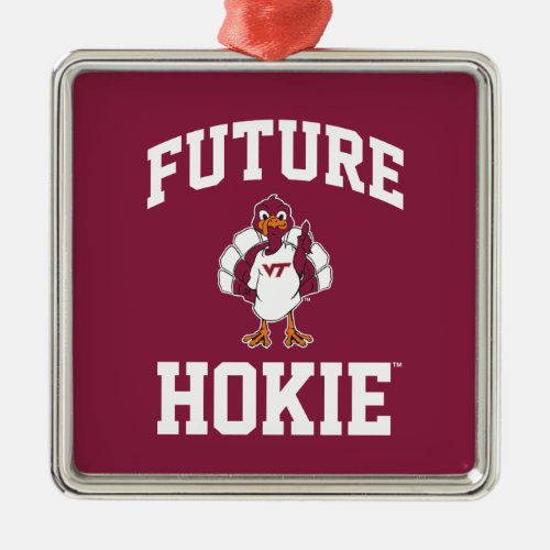 Future Virginia Tech Hokie Metal Ornament