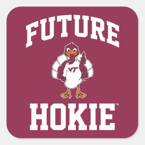 Future Virginia Tech Hokie Square Sticker