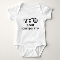 Future volleyball player | Cute baby clothing Baby Bodysuit