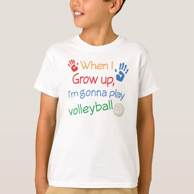 Future Volleyball Player T-Shirt (Front)