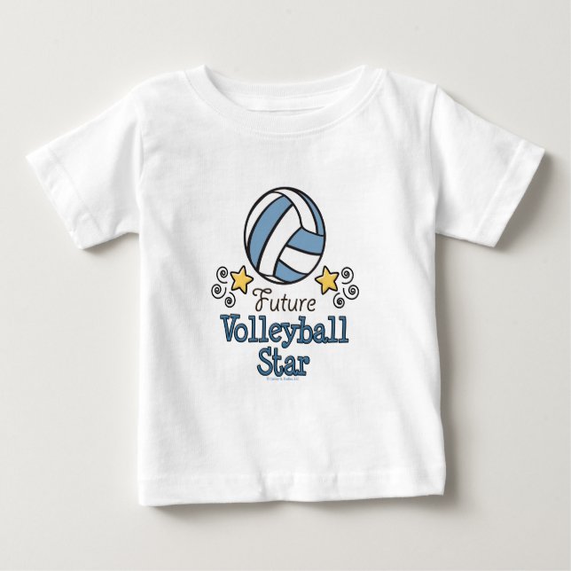 Future Volleyball Star Baby T shirt (Front)