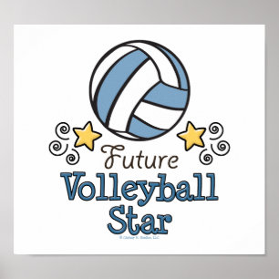 Future Volleyball Star Poster