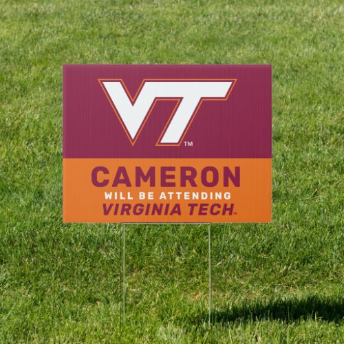 Future VT Virginia Tech Graduate Sign