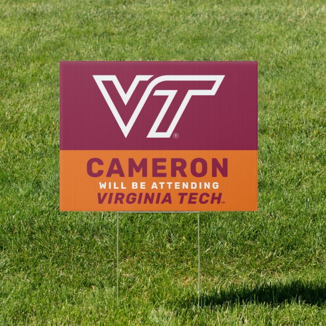 Future VT Virginia Tech Graduate Sign (Insitu)