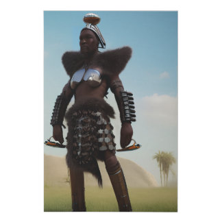 Future Warrior Faux Canvas Print