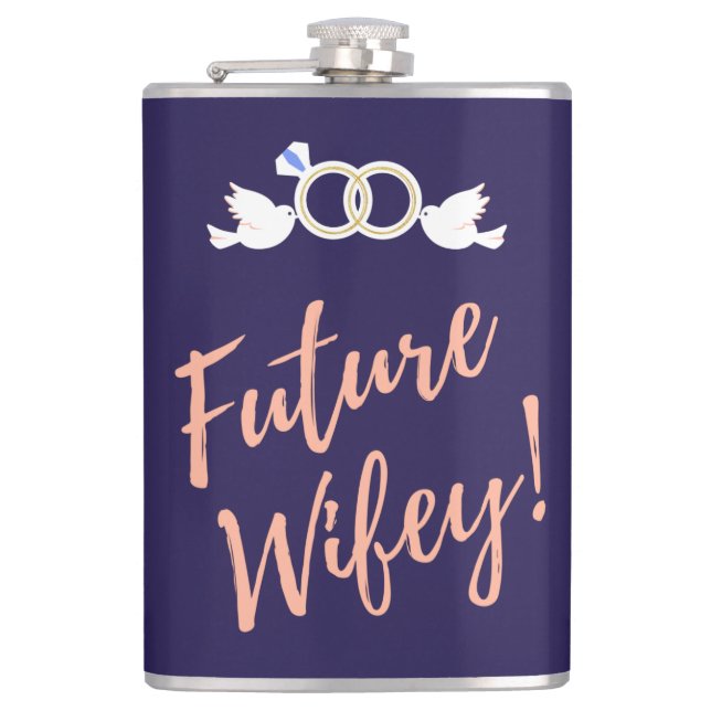 Future Wifey Love Birds    Flask (Front)