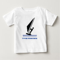 Damen Kurzarm Girlie T-Shirt Windsurfing Logo Windsurfen Surfboard Surfbrett 