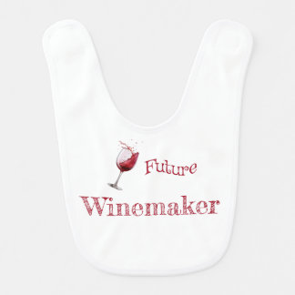 Future Winemaker Funny Wine Lover Baby Bib