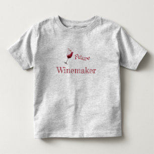 Future Winemaker Funny Wine Lover Baby Toddler T-shirt