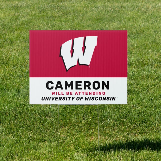 Future Wisconsin Graduate Sign (Insitu)