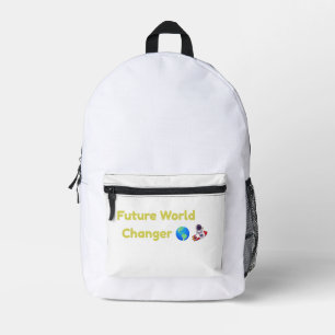 Future World Changer Kids School Backpack