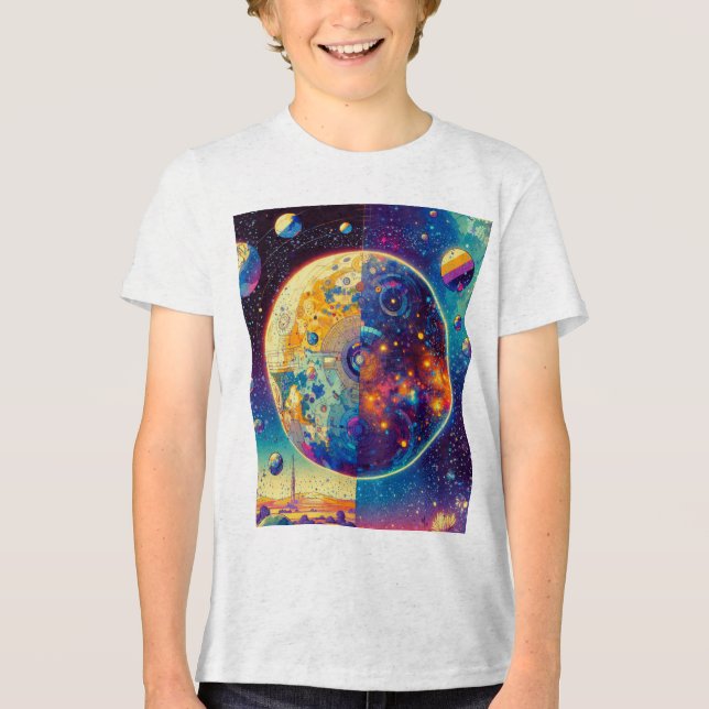 FUTURE WORLD T-SHIRT Tri-Blend SHIRT (Front)