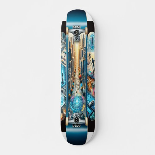 Future Worlds Unleashed Skateboard