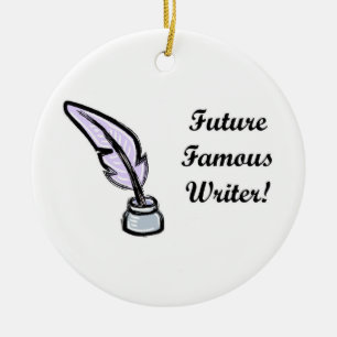 Future Writer Ceramic Ornament