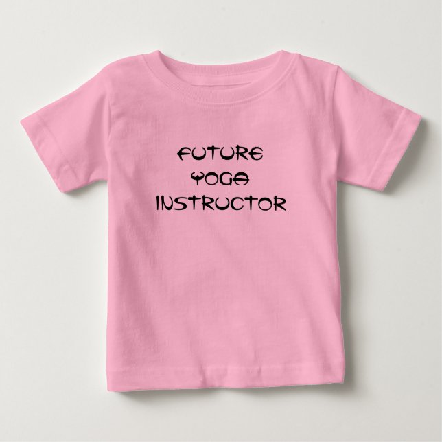 Future Yoga Instructor baby tshirt (Front)