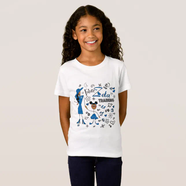 Future Zeta in Training Zeta Phi Beta girl's shirt | Zazzle