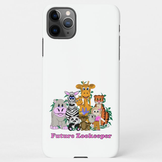 Future Zookeeper Girl iPhone Case (Back)