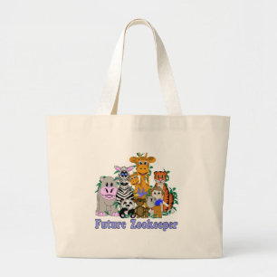 Future Zookeeper Large Tote Bag