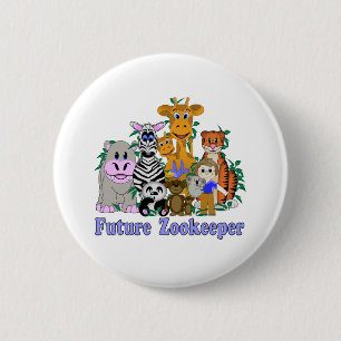 Future Zookeeper Pinback Button