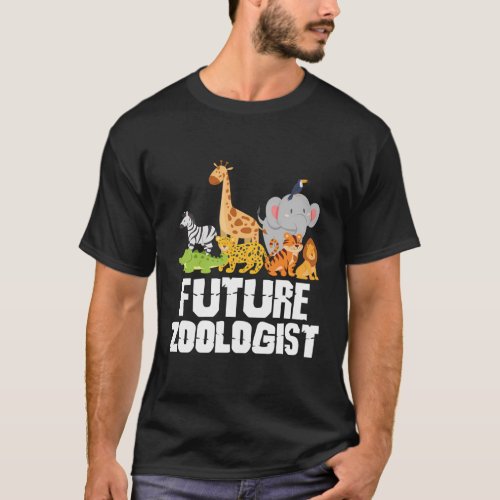 Future Zoologist Zoo Animal Zoology Graduation 202 T_Shirt