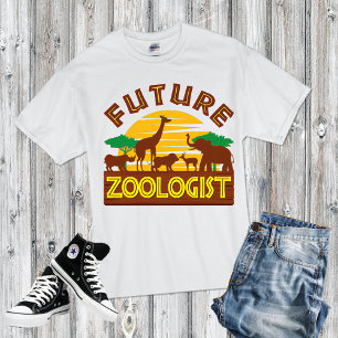Future Zoologist Zoo Animals Wildlife Biologist T-Shirt