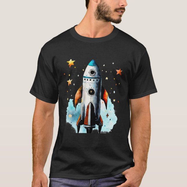 Futurebound: Igniting Dreams, Firing Rocket T-Shirt (Front)