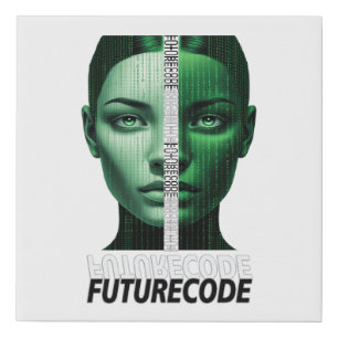 FUTURECODE  FAUX CANVAS PRINT