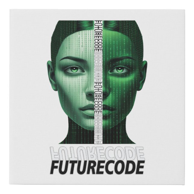 FUTURECODE  FAUX CANVAS PRINT (Front)