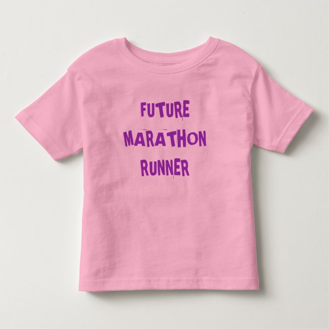 FUTUREMARATHONRUNNER TODDLER T-SHIRT (Front)