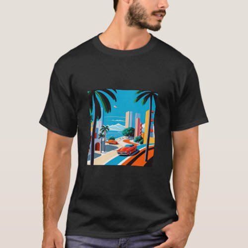 Futurism City  T_Shirt